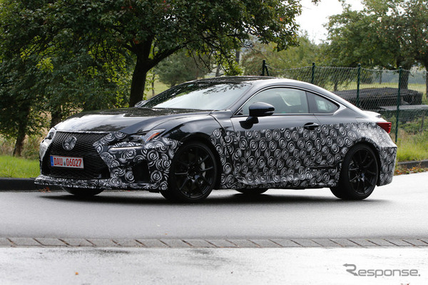 レクサス RC F 高性能モデル スクープ写真