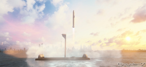 スペースX社の高速移動ロケット「BFR」