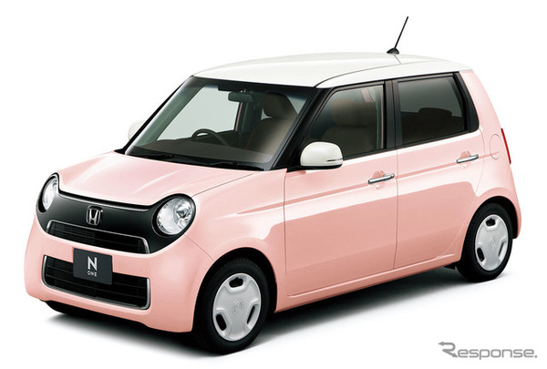 ホンダ N-ONE スタンダードL（プレミアムピンク・パール＆ホワイト）