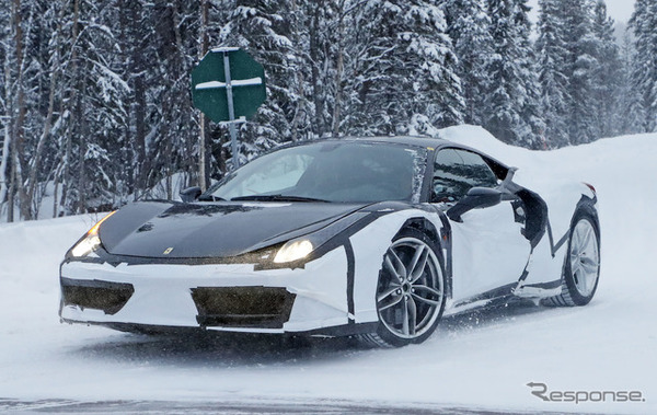フェラーリ 488GTB 高性能モデルのテスト車両 スクープ写真