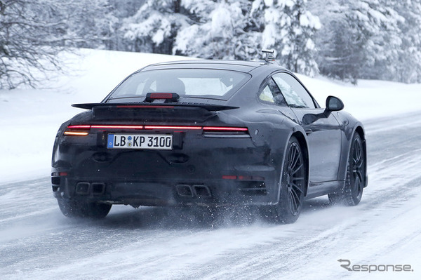 ポルシェ 911 ターボ スクープ写真