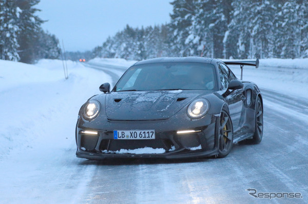 ポルシェ 911GT3 RS 新型スクープ写真
