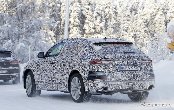 アウディ SQ8 スクープ写真