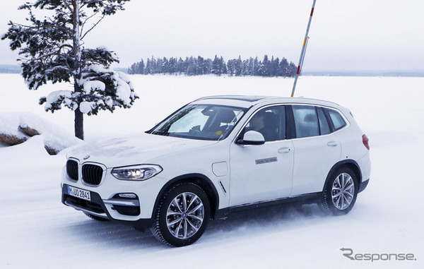 BMW iX3 スクープ写真
