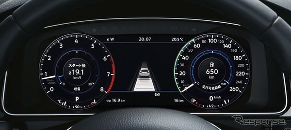 VW ゴルフ テックエディション アクティブインフォディスプレイ