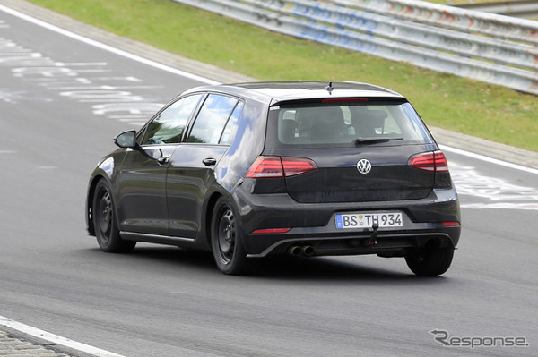 VW ゴルフ 8代目開発車両 スクープ写真