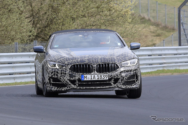 BMW M850i カブリオレ スクープ写真