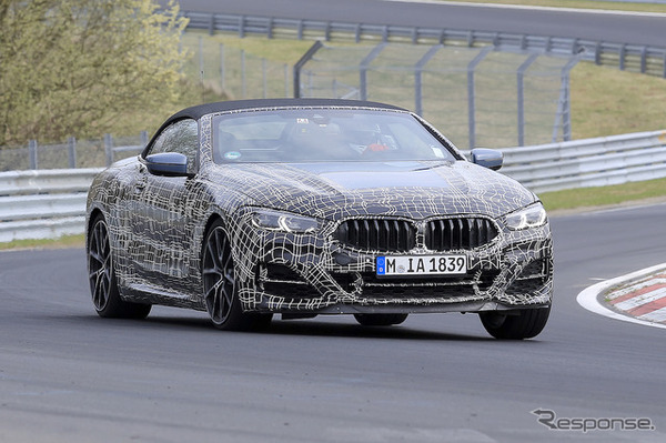 BMW M850i カブリオレ スクープ写真
