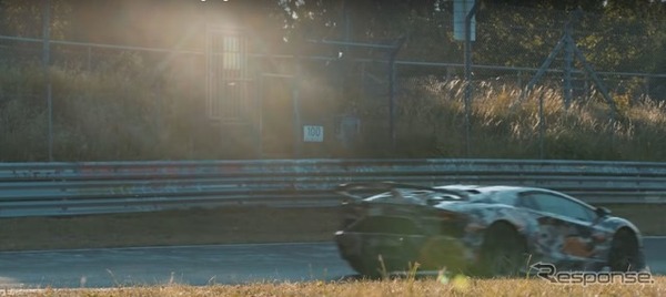 ランボルギーニ アヴェンタドール SVJ の開発プロトタイプ車