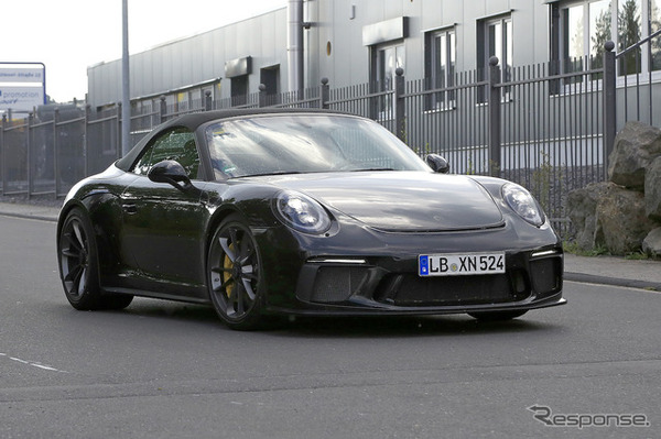 ポルシェ 911GT3 カブリオレ スクープ写真