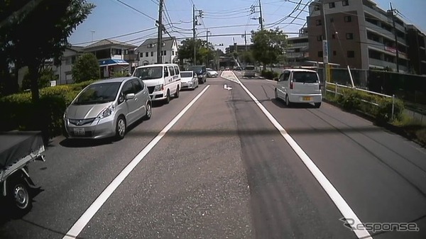 同時期のリアカメラ映像