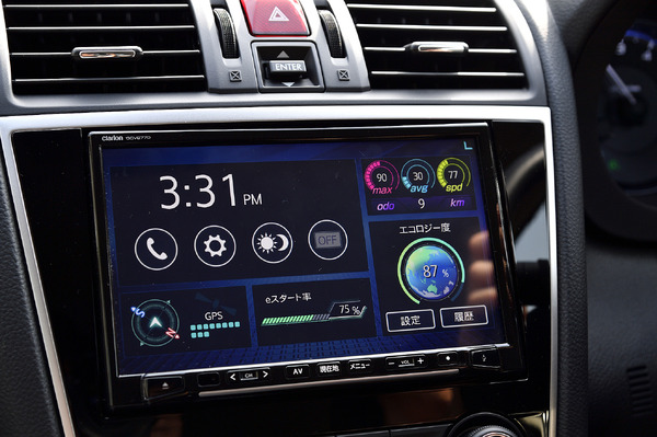 エコ運転に繋がるツールも表示可能