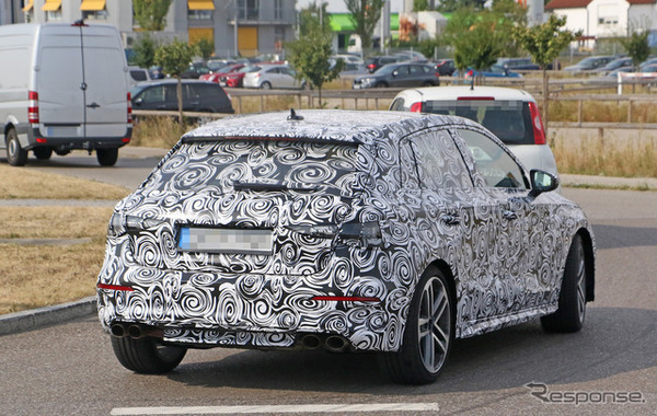 アウディ S3 次期型スクープ写真