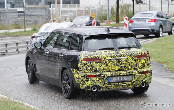 MINI クラブマン ジョンクーパーワークス（JCW）改良新型スクープ写真