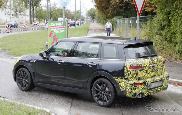 MINI クラブマン ジョンクーパーワークス（JCW）改良新型スクープ写真