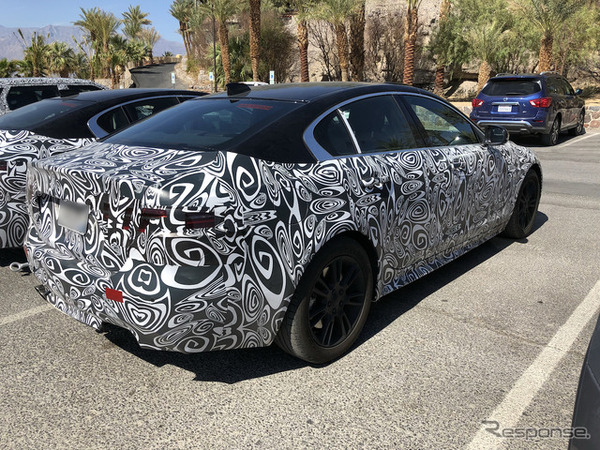 ジャガー XE 改良新型スクープ写真