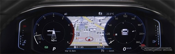 VW ポロ TSIハイライン デジタルメータークラスター“Active Info Display”