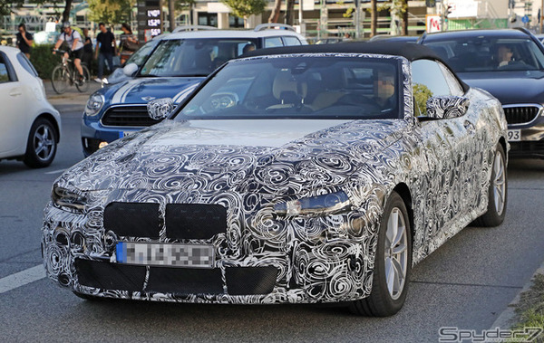 BMW 4シリーズ カブリオレ　スクープ写真