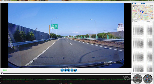 高速道でも看板の文字が鮮明に読めるレベルの高画質