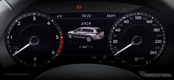 VWパサート・オールトラック TDI 4モーション アドバンス デジタルメータークラスター“Active Info Display