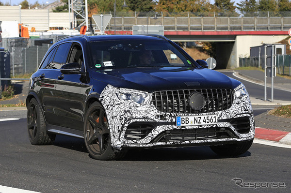メルセデス AMG GLC63 改良新型 スクープ写真