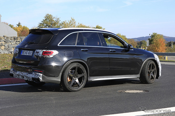 メルセデス AMG GLC63 改良新型 スクープ写真