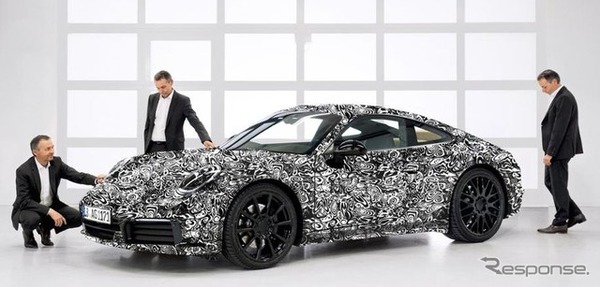 ポルシェ 911 次期型の開発プロトタイプ