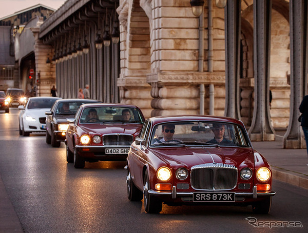 Jaguar XJ Historic Convoy to Paris