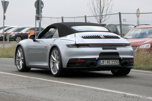 ポルシェ 911カブリオレ 新型スクープ