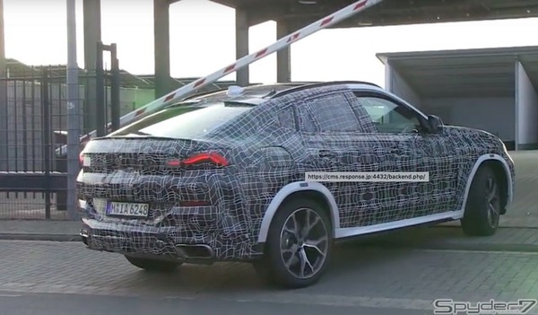 BMW X6 スクープ動画