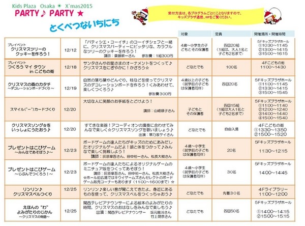 プログラム（対象、定員、内容詳細）