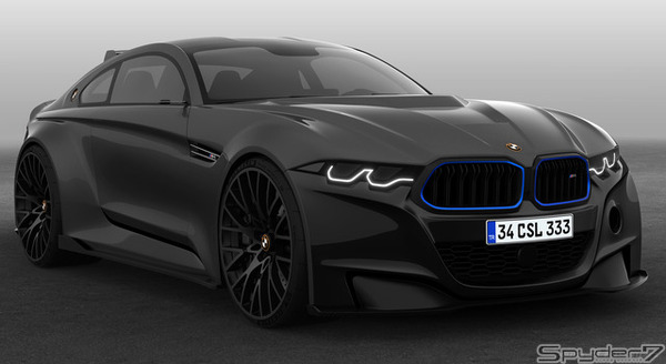 BMW 4シリーズ　CSL スクープ　予想CG