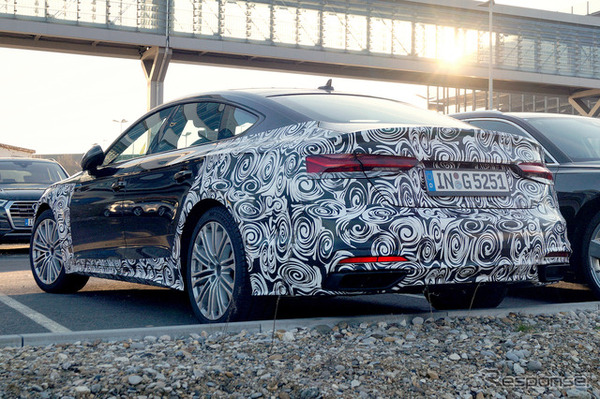 アウディ A5スポーツバック 改良新型スクープ写真
