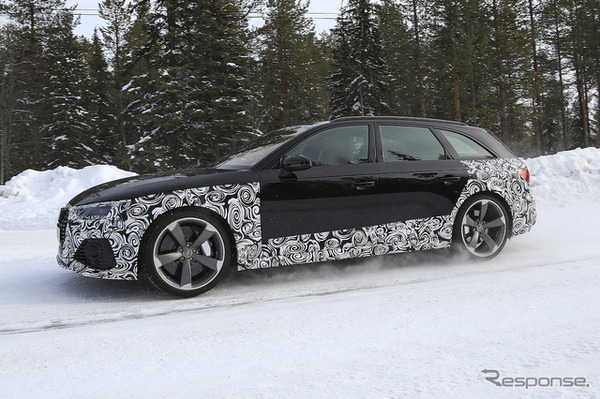 アウディ RS4アバント 改良新型（スクープ写真）