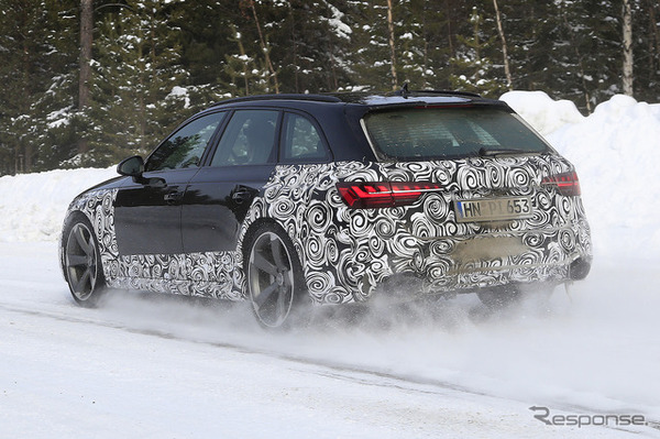アウディ RS4アバント 改良新型（スクープ写真）