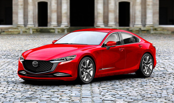 マツダ アテンザ改め「マツダ6」次期型の予想デザイン。FR化＆直6搭載の噂も？