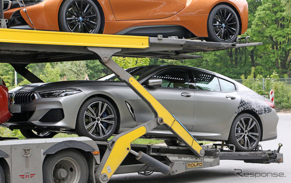 BMW 8シリーズグランクーペ（スクープ写真）