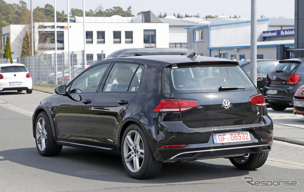 VW 謎の新型プロトタイプ（スクープ写真）