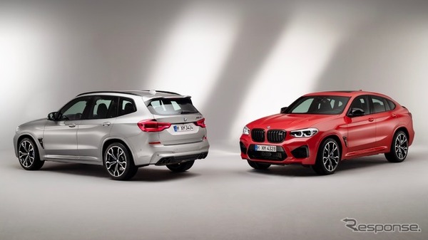 BMW X3M（向かって左）とX4M