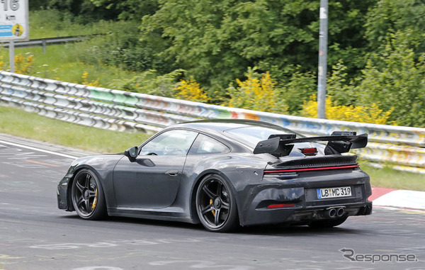 ポルシェ 911 GT3 新型 スクープ写真