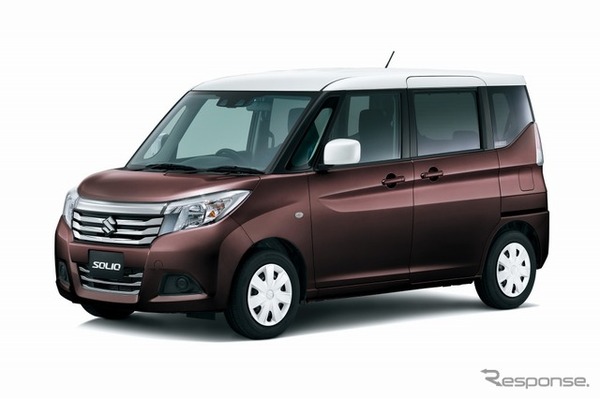 スズキ ソリオ GX4 クラッシーブラウンメタリック ホワイト2トーンルーフ