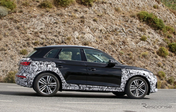 アウディ Q5 改良新型（PHEV）スクープ写真