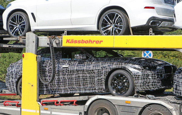 BMW 4シリーズ グランクーペ 開発車両スクープ写真