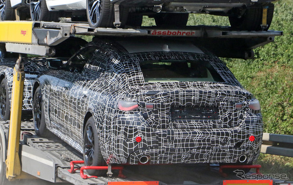 BMW 4シリーズ グランクーペ 開発車両スクープ写真