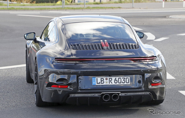 ポルシェ 911 GT3ツーリング 開発車両（スクープ写真）