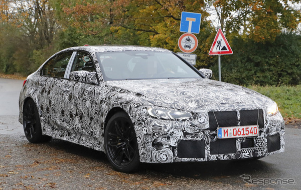 BMW M3セダン 次期型プロトタイプ（スクープ写真）
