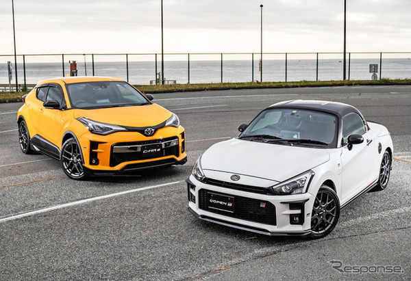C-HR GRスポーツ（左）、コペン GRスポーツ（右）／GRパーツ by TRD