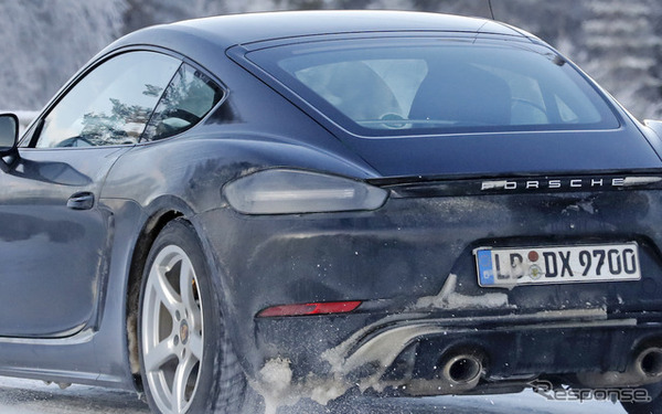 ポルシェ 718 ケイマン GTS 4.0 開発車両（スクープ写真）