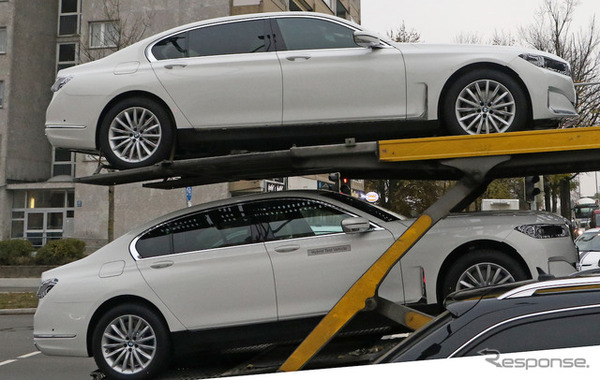 BMW 7シリーズ 新型開発車両（スクープ写真）