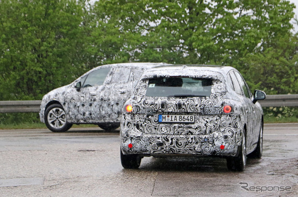 BMW 2シリーズ アクティブツアラー 次期型プロトタイプ（スクープ写真）